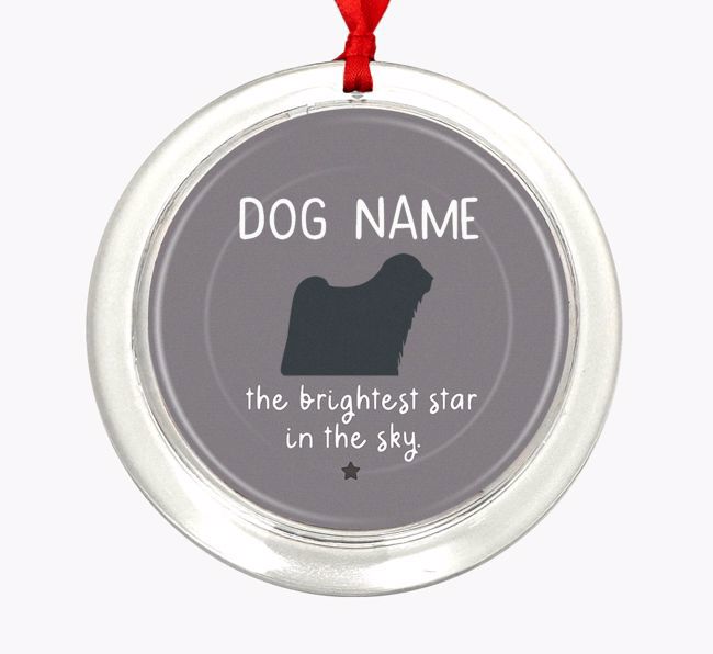 Brightest Star: Personalized {breedFullName} Christmas Decoration